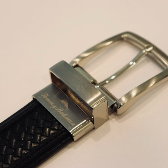 TOMMY BAHAMA Men's Reversible Black/Brown Belt NWT Size XL 42-44 - Picture 7 of 8